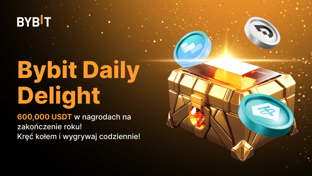 Bybit Daily Delight: Sprint na końcówkę roku - Melduj się codziennie i zdobywaj świetne nagrody!