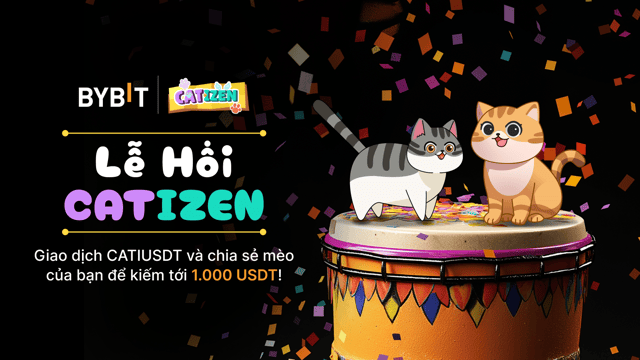 Lễ Hội CATIZEN: Tổng Thưởng Lên Tới 1.000 USDT Đang Chờ!