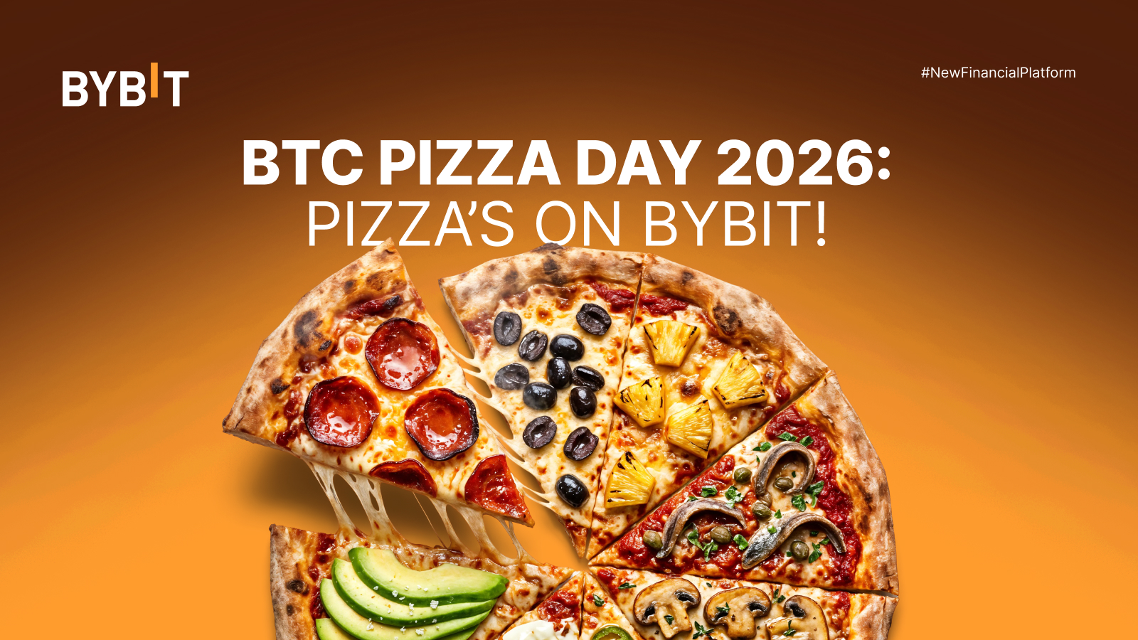 BTC Pizza Day 2026: Pizza‘s on Bybit!