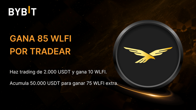 🚀 ¡Gana hasta 85 WLFI por tus trades!