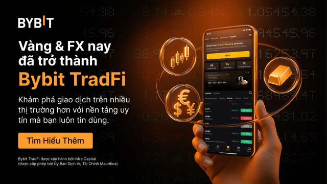 📢 Vàng & FX nay đã được nâng cấp - chào đón Bybit TradFi 🎉