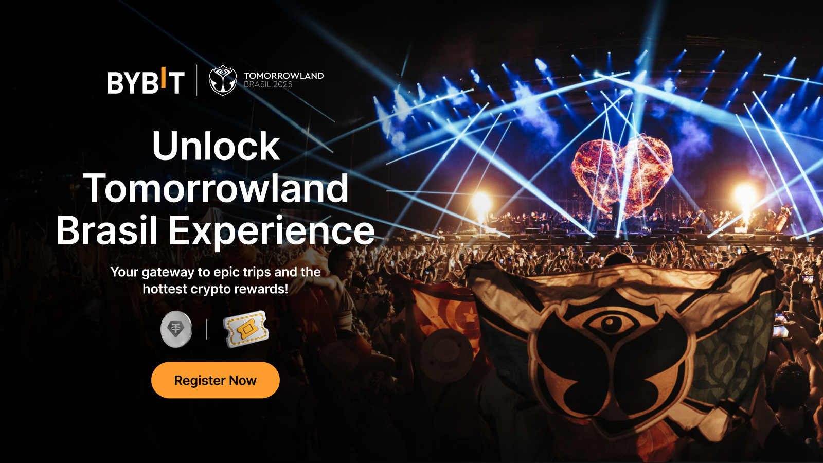 60x90cm 90x150 Tomorrowland Flag Polyester Digital Printing Movement Music  Festival Banner Tapestry Banner Curtain For Decor - AliExpress, image size:1600x900