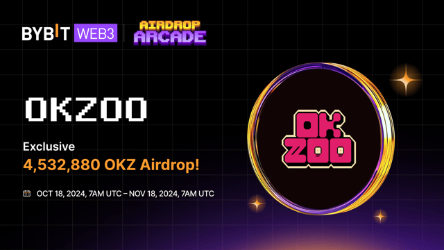 OKZOO Airdrop : Join OKZOO and Win a Share of 4,532,880 OKZ!
