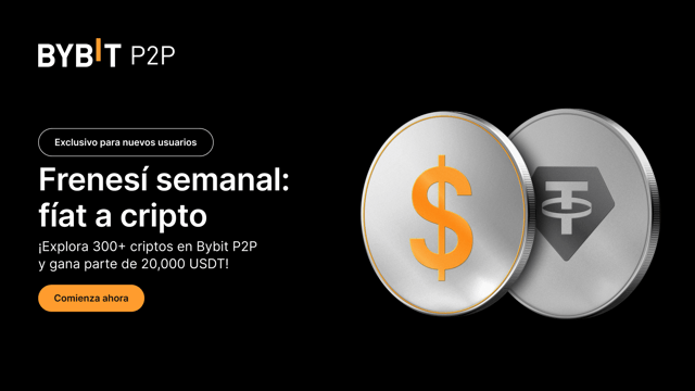[Exclusivo para nuevos usuarios] Frenesí semanal: fíat a cripto ¡Completa tareas y gana tu parte del fondo de premios de 20,000 USDT! 🎉