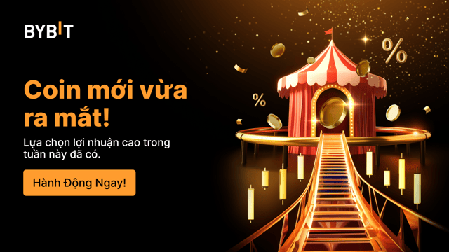 Bùng nổ Bybit Earnival: Kiếm tới 555% APR & giành token vàng thật!