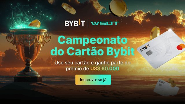 Campeonato do Cartão Bybit: Use seu cartão e ganhe parte do prêmio de US$ 60.000!