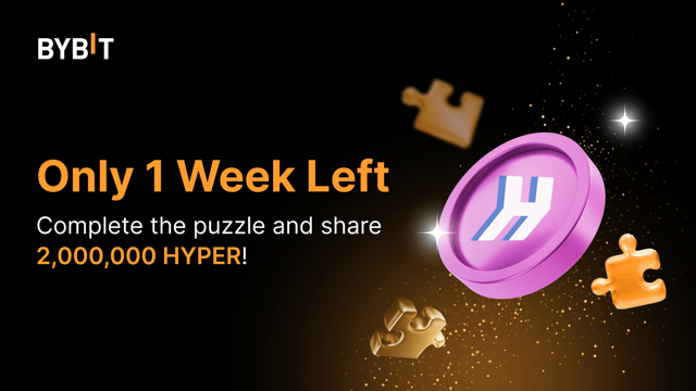 Complete the puzzle and win big: 2,000,000 HYPER up for grabs