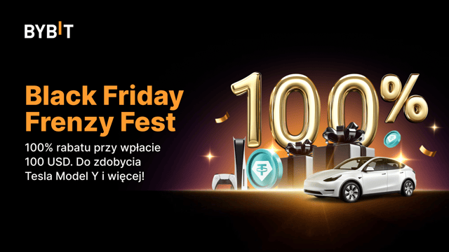 Black Friday Frenzy Fest: Wpłać, odbierz 100% zwrotu i wygraj Teslę Model Y, Apple Vision Pro i inne nagrody!