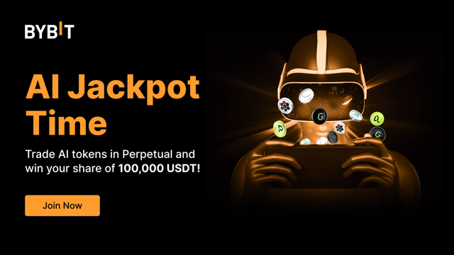 🎰 Thời Gian Jackpot AI: Giao Dịch, Mời & Giành Phần Chia Từ Tổng Thưởng 100.000 USDT!