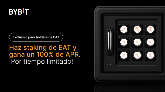 Únete a la fiesta EAT: ¡haz staking de EAT para ganar hasta un 100% de APR y ganar parte un fondo de premios de 500,000 EAT!