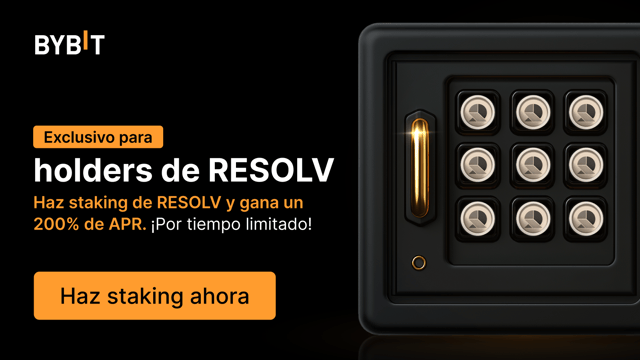 Únete a la fiesta de RESOLV: ¡haz staking de RESOLV para disfrutar de un 200% de APR y compartir un fondo de premios de 2,000,000 RESOLV!