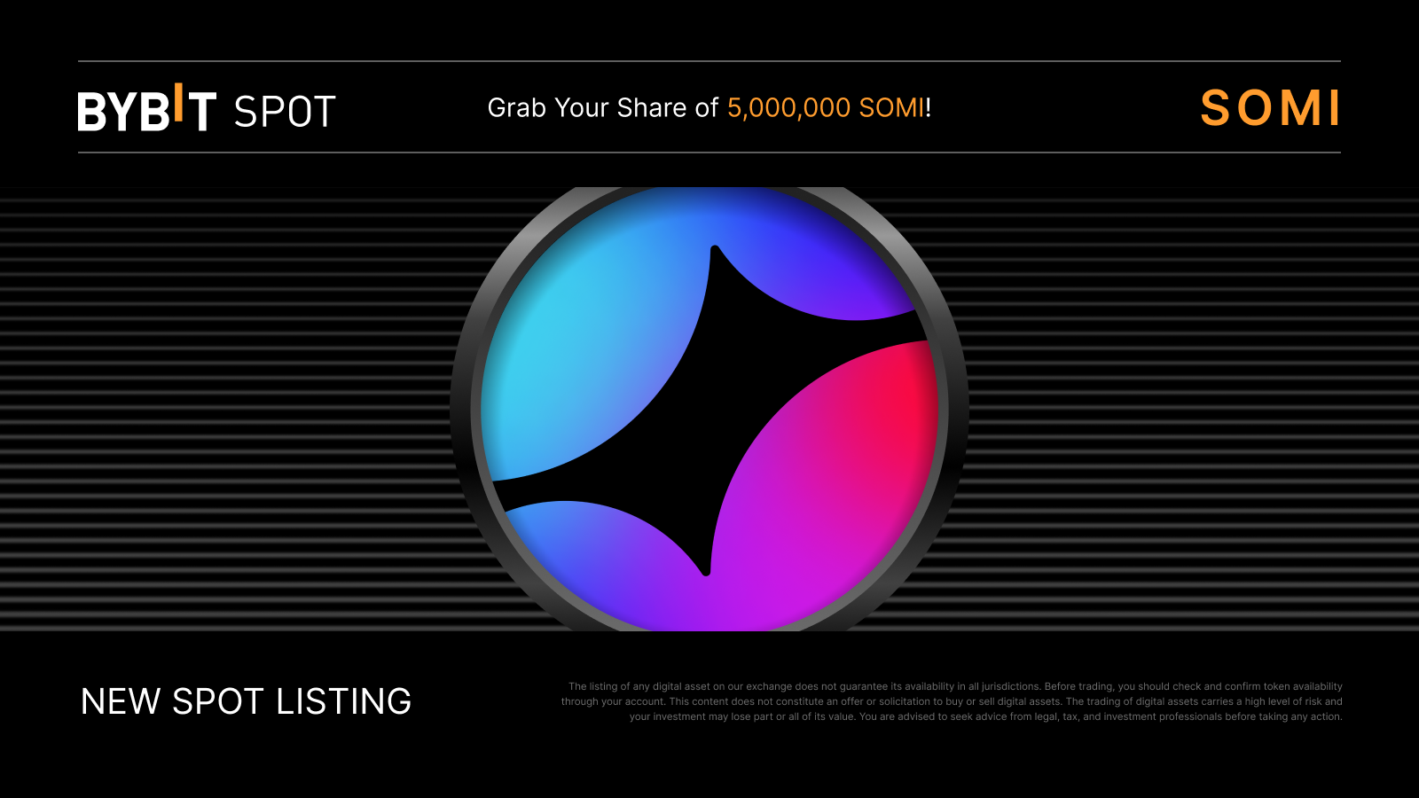 Bybit Announcement | SOMI Token Splash: Grab a share of the 5,000,000 SOMI  prize pool