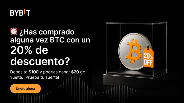 ¡Consigue BTC con un 20% de descuento antes de que termine esta oferta!