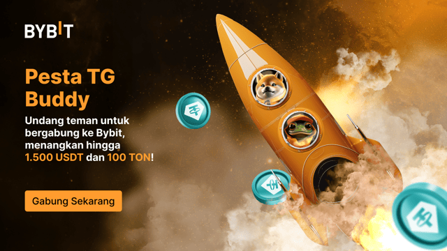 🚀 Pesta TG Buddy: Menangkan hingga 1.500 USDT & 100 TON di Referral Power Play Bybit! 🤝