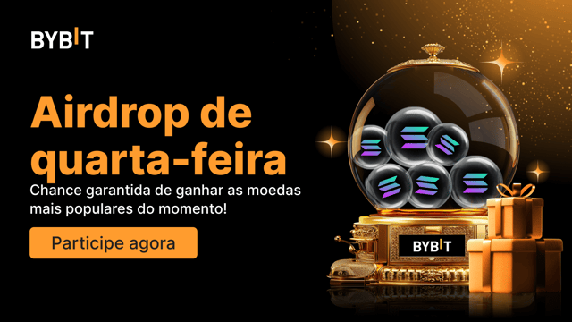 Airdrop de Quarta-Feira: ganhe as moedas mais badaladas do momento - 100% garantido, quem chegar primeiro, leva!
