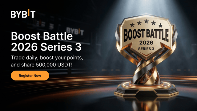 Boost Battle 2026 Series 3: Trade & grab your share of the 500,000 USDT prize pool!
