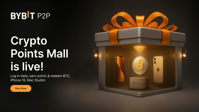 Crypto Points Mall: Collect points daily to win BTC, Mac Studio, iPhone 16 and more!