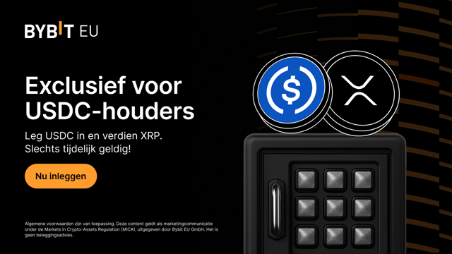 Bybit EU Rewards Service: Leg USDC in om 100% APR te verdienen met XRP