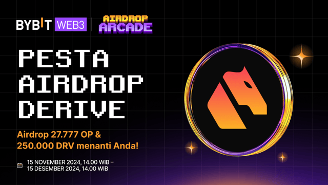 Pesta Airdrop Derive: Menangkan Bagian dari 27.777 OP & 250.000 DRV!