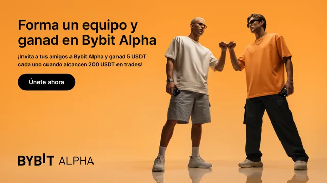 Haz trading con amigos, gana más en Bybit Alpha