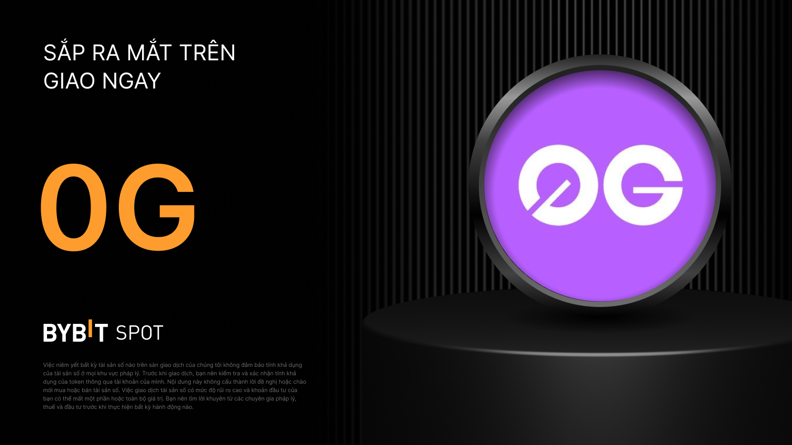 Bybit Announcement | 0G Token Splash: Nhận phần thưởng từ tổng giải thưởng  600,000 0G