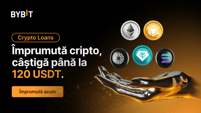 Ofertă pe o perioadă limitată: Deblochează-ți partea din cei 50.000 USDT cu Crypto Loans de la Bybit