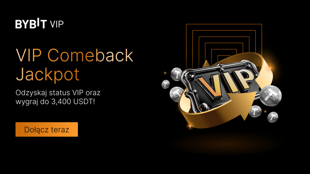 VIP Comeback Jackpot: Odzyskaj status VIP i wygraj nawet do 3,400 USDT!