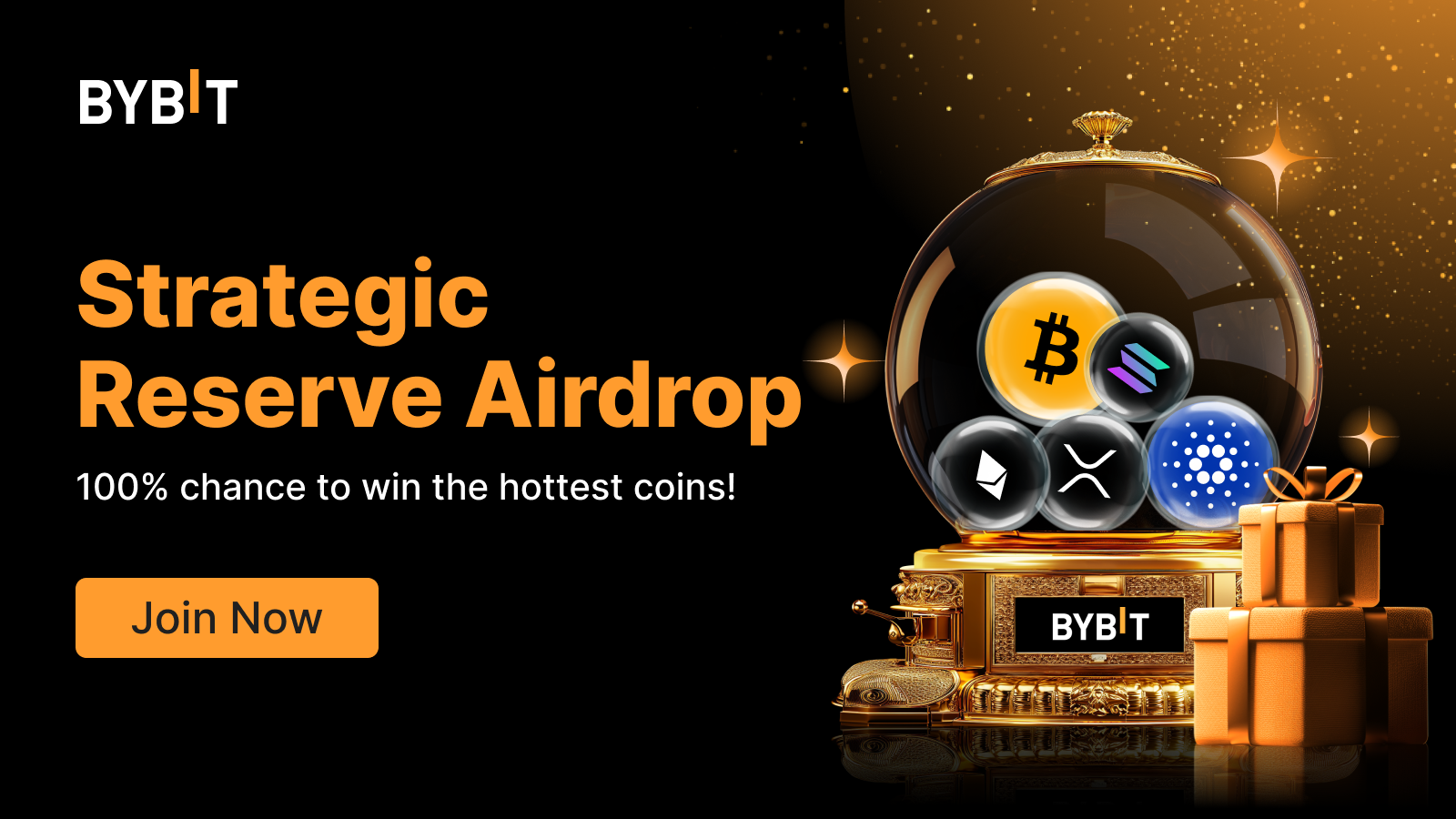 Bybit Announcement | Wednesday Airdrop: Win Strategic Reserve Hot Coins —  100% Guaranteed, First Come, First Served!
