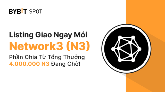 Niêm Yết Mới: N3/USDT — Nhận Ngay Phần Thưởng Từ Tổng Giải 4,000,000 N3