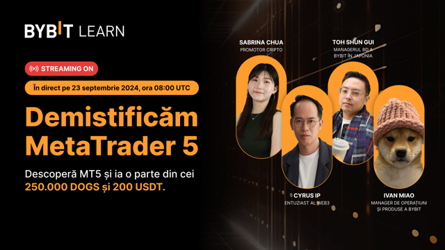 Demistificăm MetaTrader5: Conectează-te și ia o parte din cei 250.000 DOGS