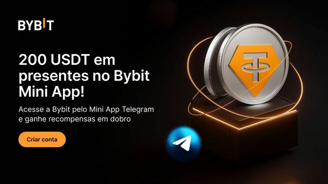 Comemoração em dobro no Mini App Bybit no Telegram!