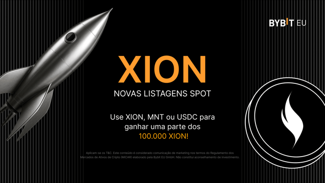 Primeira Launchpool na Bybit EU: Use XION, MNT ou USDC para ganhar uma parte dos 100 000 XION!