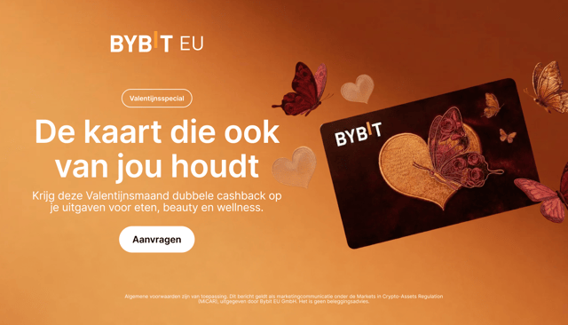 Valentijnskaartspecial: Dubbele cashback op eten, beauty en wellness
