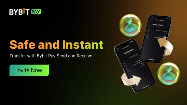 Pay and get paid with Bybit Pay: Easy, secure, convenient.