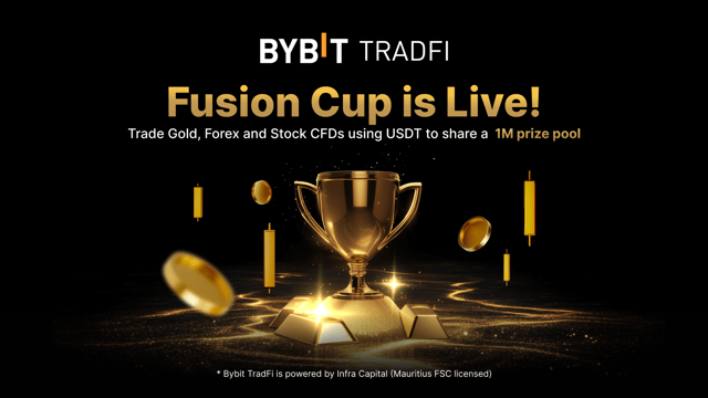 Bybit TradFi Fusion Cup: Trade and grab your share from a 1,000,000 USDT prize pool!