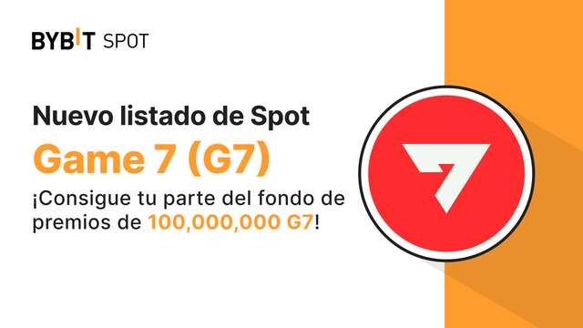Nuevo listado: G7/USDT — Obtén tu parte del fondo de premios de  100,000,000 G7