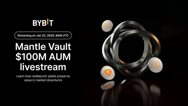 [Phát trực tiếp] Mantle Vault đạt AUM 100 triệu USDT: Tìm hiểu cách stablecoin mang lại sự đảm bảo trong thời kỳ thị trường suy thoái