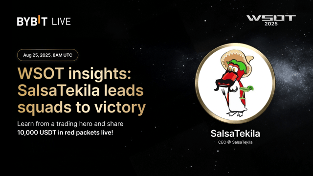 WSOT 2025 KOL special: SalsaTekila leads the charge to victory + win 10,000 USDT in airdrops!