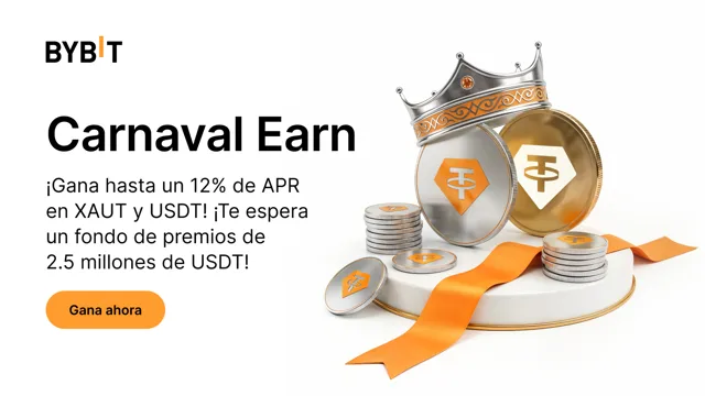 Carnaval Earn: ¡Puedes ganar hasta un 12% de APR y un fondo de premios de 2,500,000 USDT!