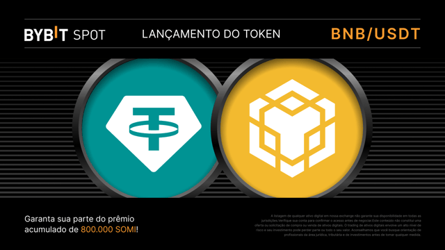 BNB Token Splash: Garanta parte do prêmio total de 800.000 SOMI!