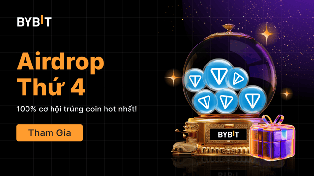 Airdrop Thứ 4 #TON: 100% Trúng Coin Hot! Đến Trước Nhận Trước!