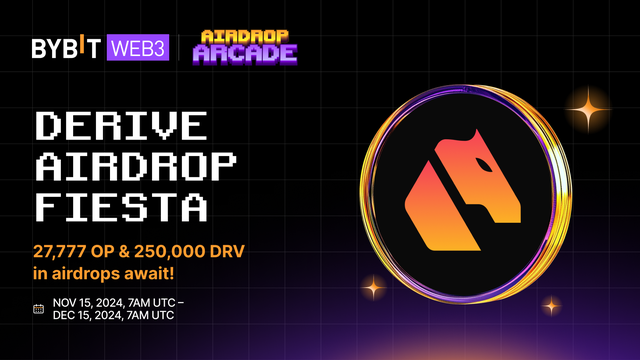 Derive Airdrop Fiesta: Grab Your Share of 27,777 OP & 250,000 DRV!