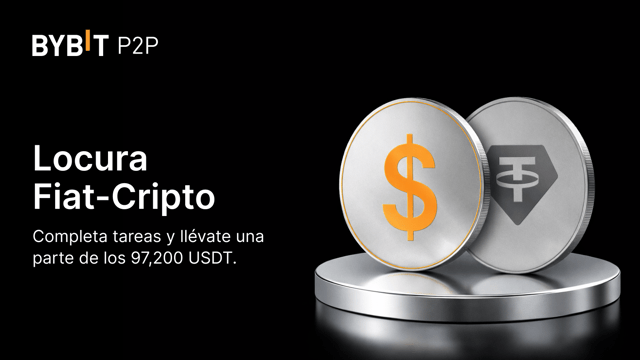 [Exclusivo para nuevos usuarios] Locura Fiat-Cripto: Completa tareas y gana tu parte del fondo de premios de 97,200 USDT.