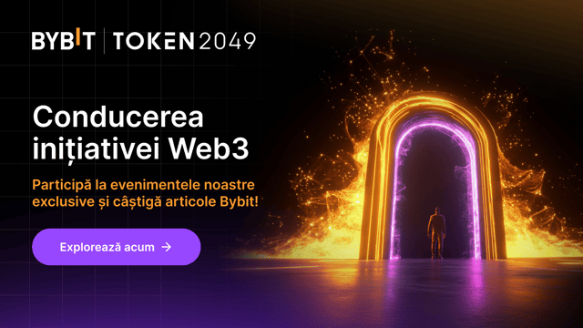 #UnlockWeb3Future: Participă la evenimentele noastre exclusive și câștigă produse Bybit!
