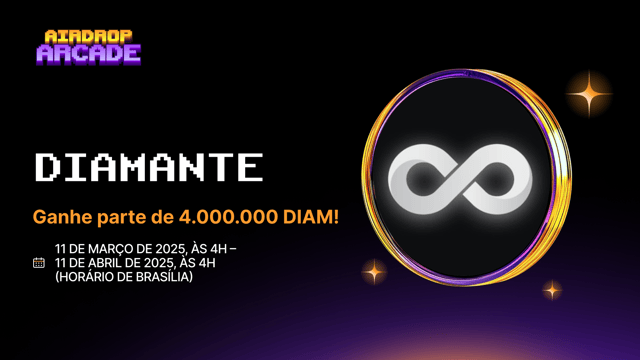 Airdrop Diamante: garanta a sua parte dos 4.000.000 tokens DIAM!
