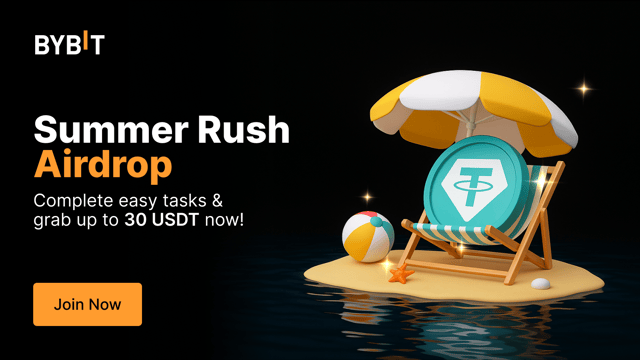 ☀️ Summer Rush Airdrop: Trade & earn up to 30 USDT!