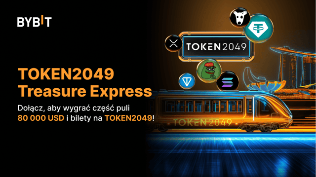 TOKEN2049 Treasure Express: Dołącz i zgarnij swoją część puli 80 000 USD!