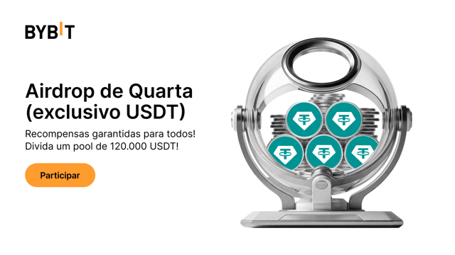 Airdrop de Quarta: opere agora e ganhe prêmios de um pool total de US$120.000!