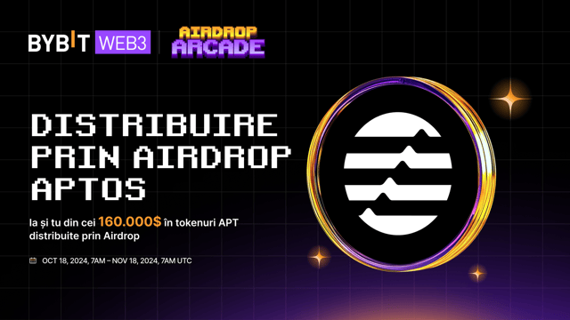 Evenimentul de Distribuiri prin Airdrop Aptos: Revendică-ți partea din cei 160.000$ sub formă de recompense!