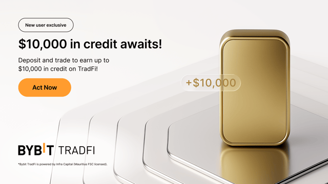 New user exclusive: Claim up to $10,000 in credit on TradFi!